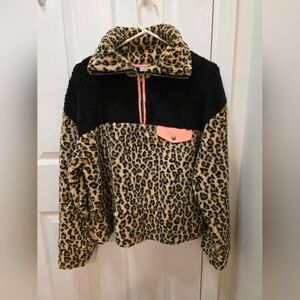 BP Leopard Print Jacket with Black and Pink Details